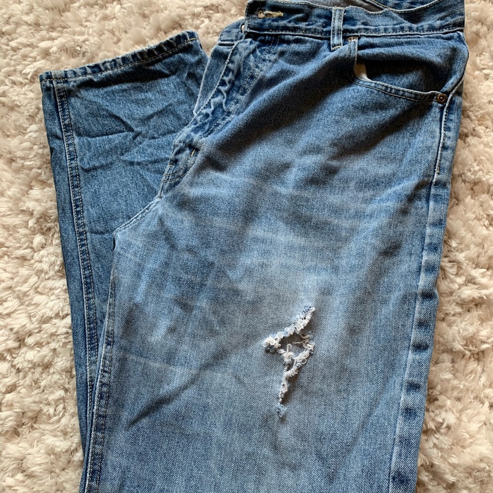 Mom jeans with a great fit